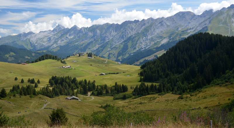 Plateau de Beauregard depuis Colomban - Photo © Thierry Milherou